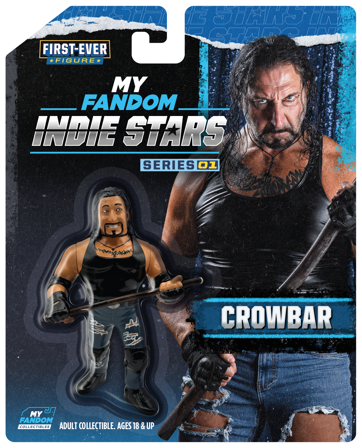 Crowbar – MyFandom Indie Stars Wrestling Figure (Pre-Order