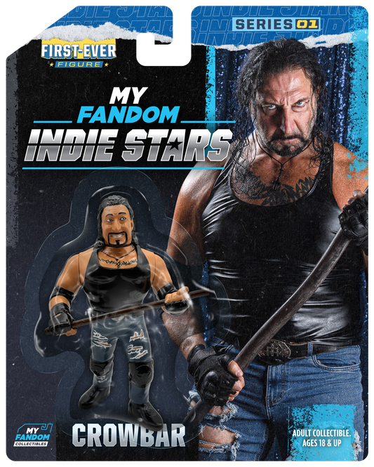 Crowbar – MyFandom Indie Stars Retro Wrestling Figure (Pre-Order)