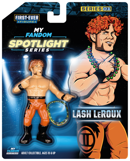 MyFandom Spotlight Series: Lash LeRoux – Limited Edition Wrestling Figure – Orange Tights Variant (1 of 500) (Pre-Order)