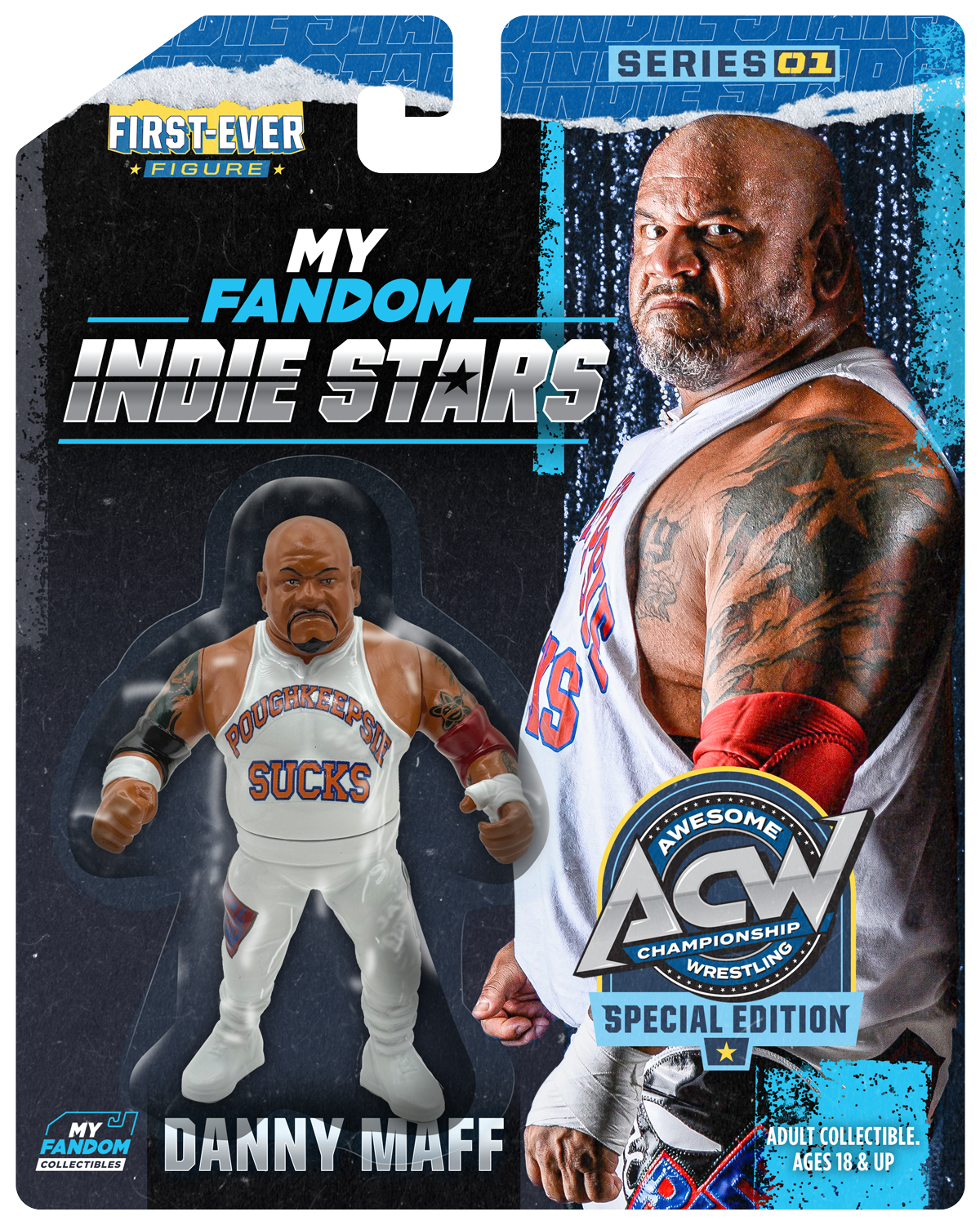 Danny Maff – MyFandom Indie Stars Retro Wrestling Figure – ACW Edition (Pre-Order)