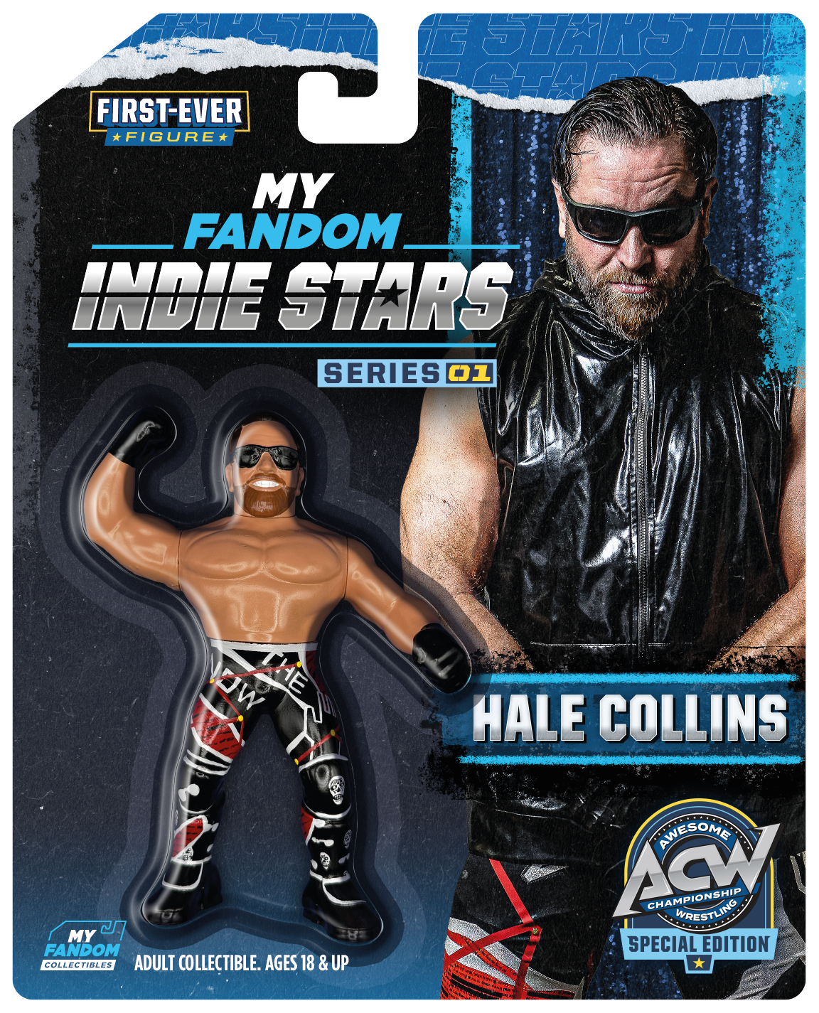 The Now (Vik Dalishus & Hale Collins) Bundle – MyFandom Indie Stars Wrestling Figures – ACW Edition (Pre-Order)