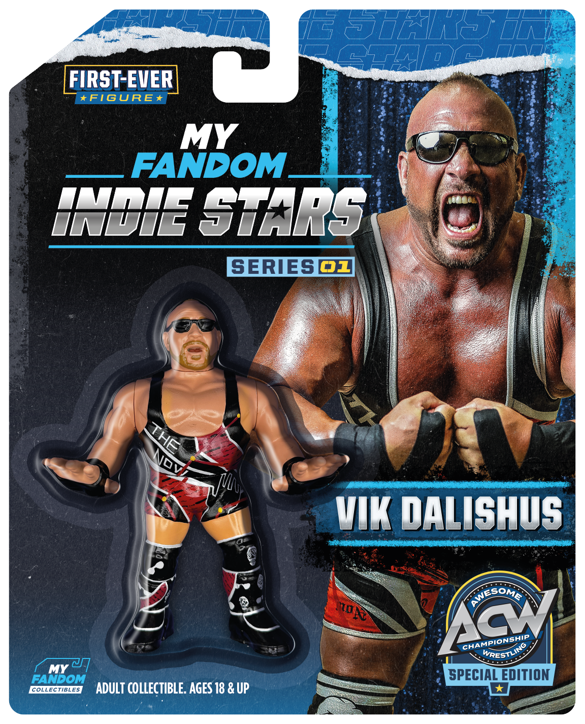 The Now (Vik Dalishus & Hale Collins) Bundle – MyFandom Indie Stars Wrestling Figures – ACW Edition (Pre-Order)