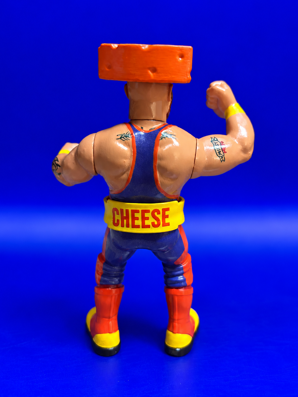 Mikey Cheese – MyFandom Indie Stars Series 2 Wrestling Figure – Purple Variant (Pre-Order)
