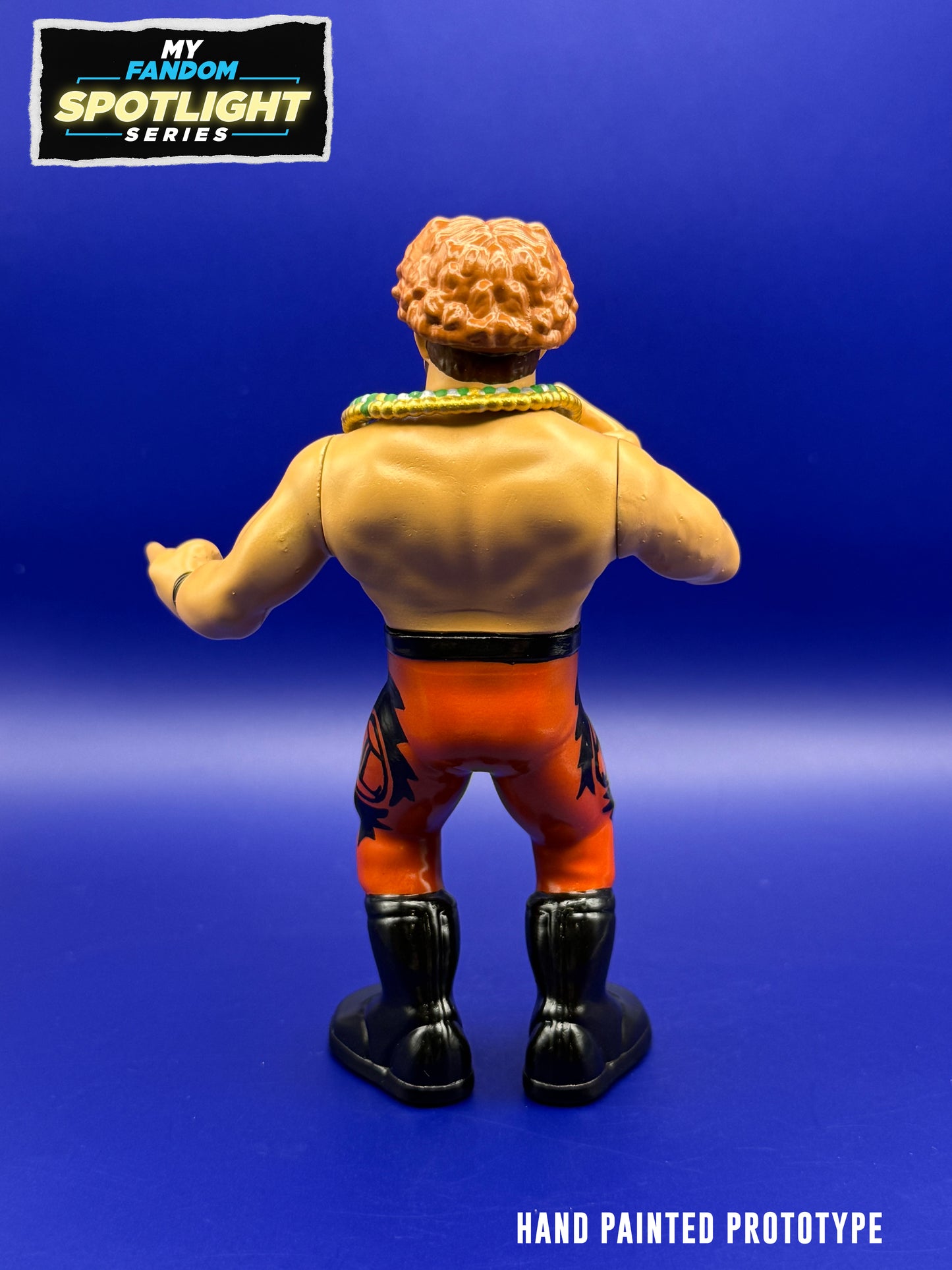 MyFandom Spotlight Series: Lash LeRoux – Limited Edition Retro Wrestling Figure – Orange Tights Variant (1 of 500) (Pre-Order)