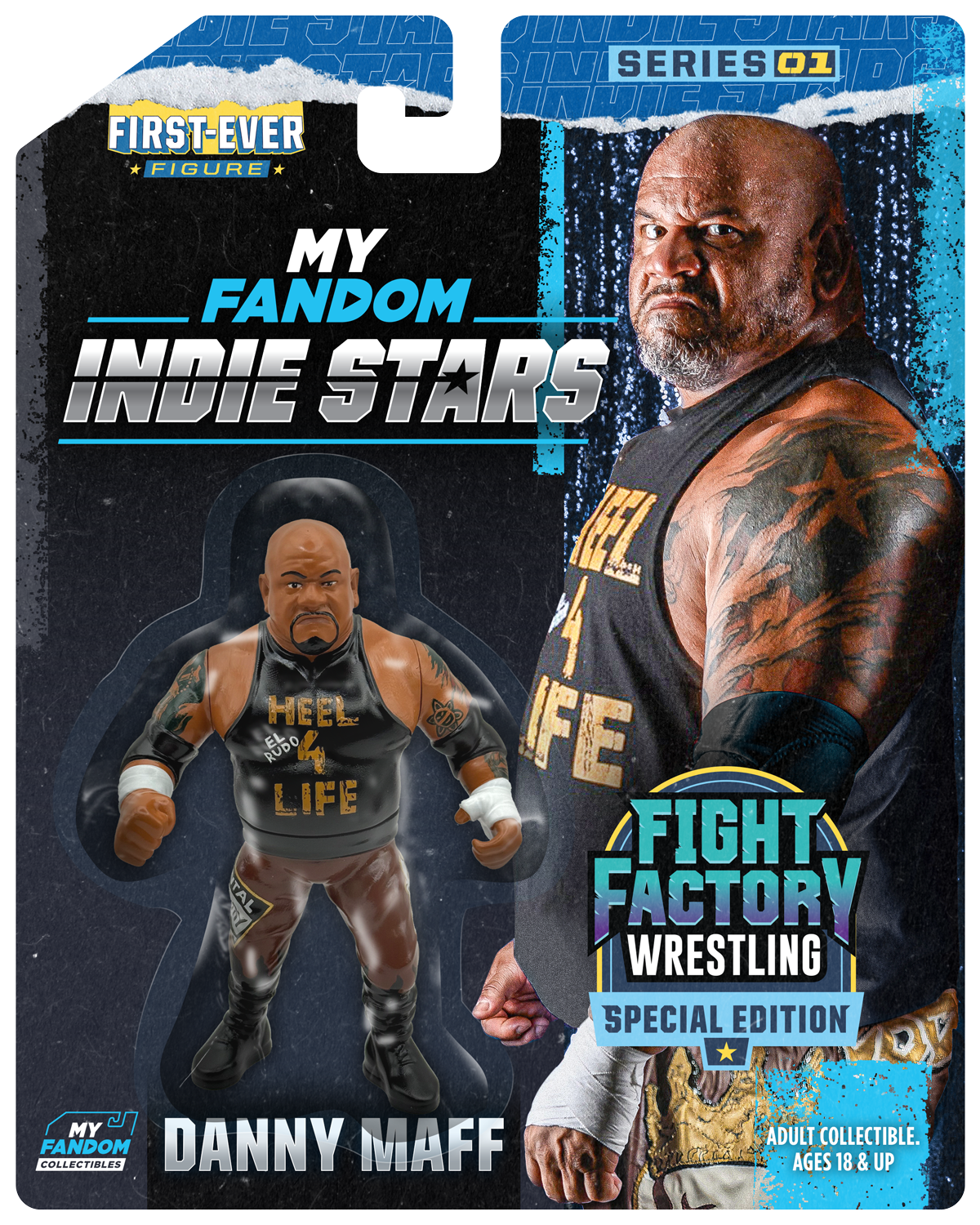 Danny Maff – MyFandom Indie Stars Retro Wrestling Figure – Fight Factory Wrestling Edition (Pre-Order)