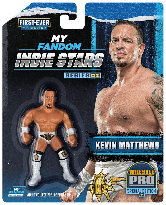 Kevin Matthews – MyFandom Indie Stars Wrestling Figure – WrestlePro Edition (Pre-Order)