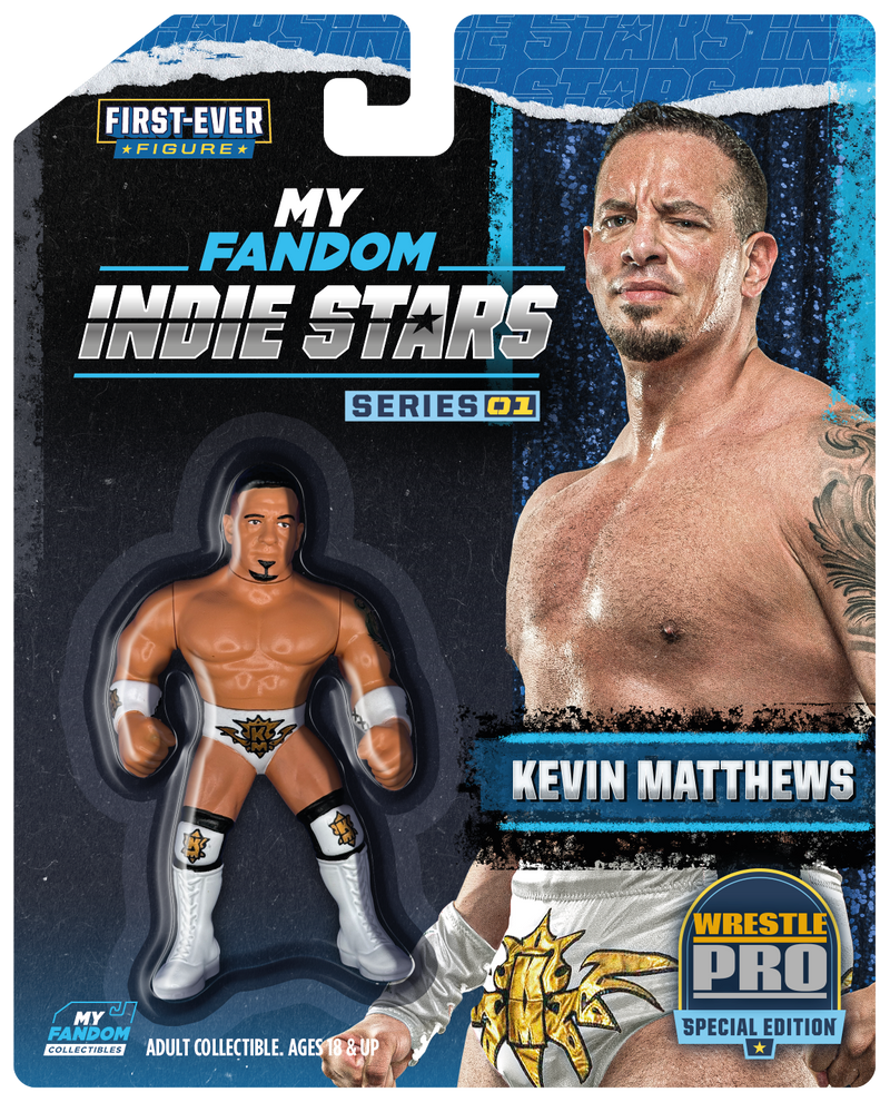 Kevin Matthews – MyFandom Indie Stars Series 1 Wrestling Figure – WrestlePro Edition