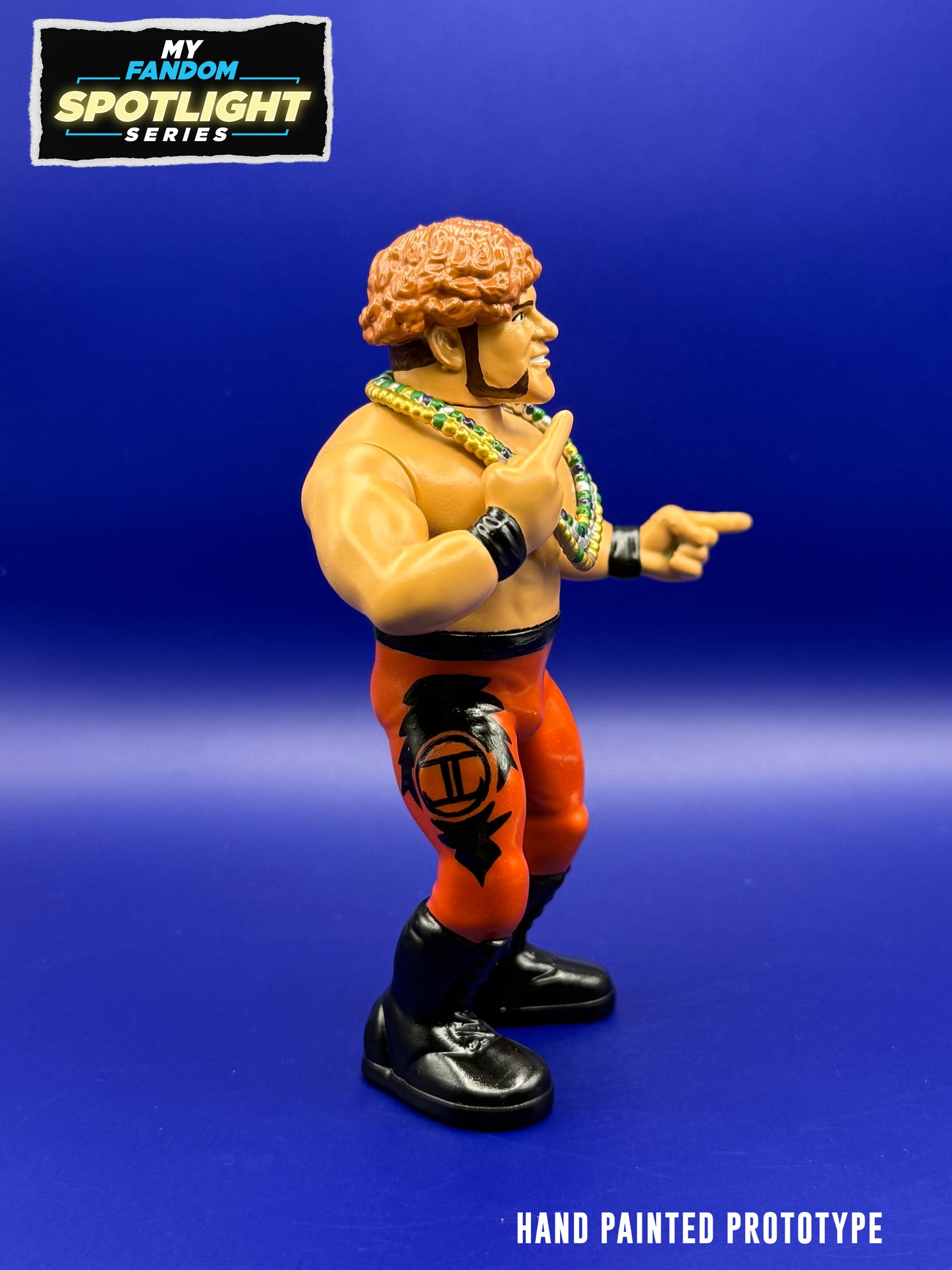 MyFandom Spotlight Series: Lash LeRoux – Limited Edition Retro Wrestling Figure – Orange Tights Variant (1 of 500) (Pre-Order)