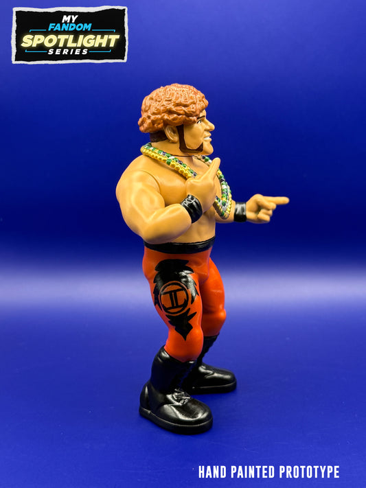 MyFandom Spotlight Series: Lash LeRoux – Limited Edition Retro Wrestling Figure – Orange Tights Variant (1 of 500) (Pre-Order)