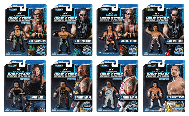 The Complete Collection – MyFandom Indie Stars Series 1 Wrestling Figure Bundle