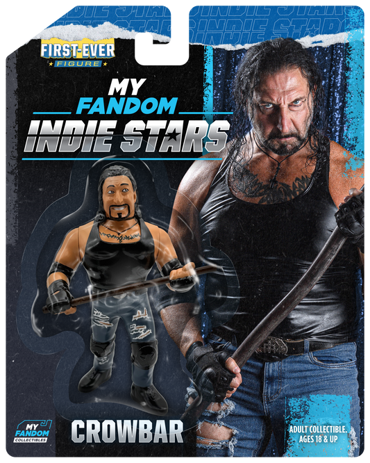 Crowbar – MyFandom Indie Stars Retro Wrestling Figure (Pre-Order)