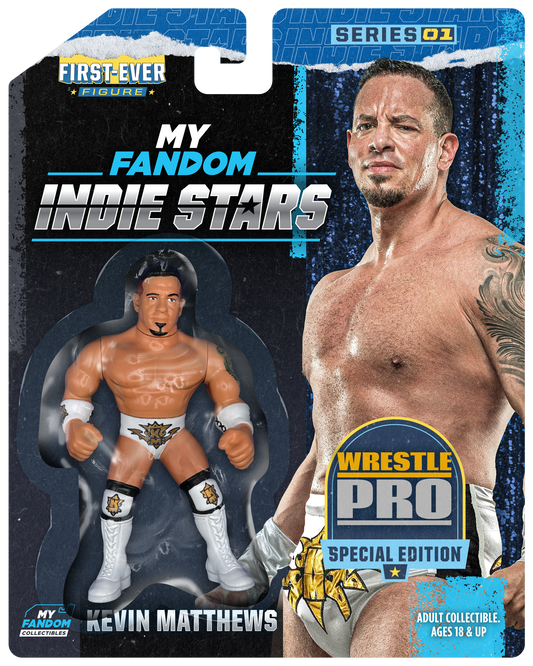 Kevin Matthews – MyFandom Indie Stars Retro Wrestling Figure – WrestlePro Edition (Pre-Order)