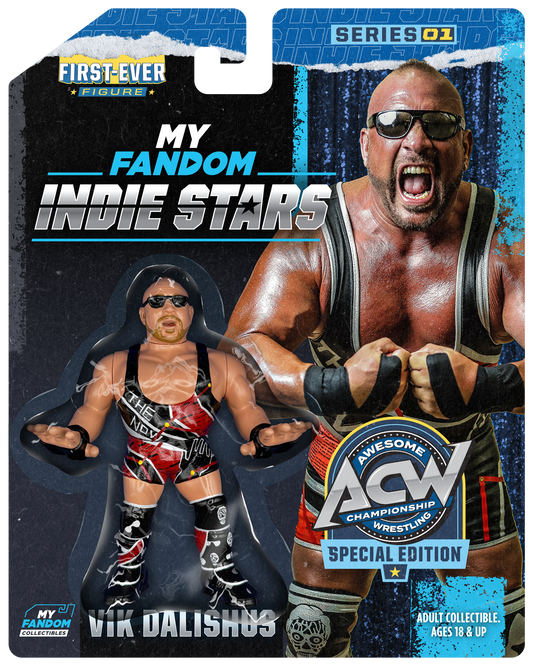 Vik Dalishus – MyFandom Indie Stars Retro Wrestling Figures – ACW Edition (Pre-Order)