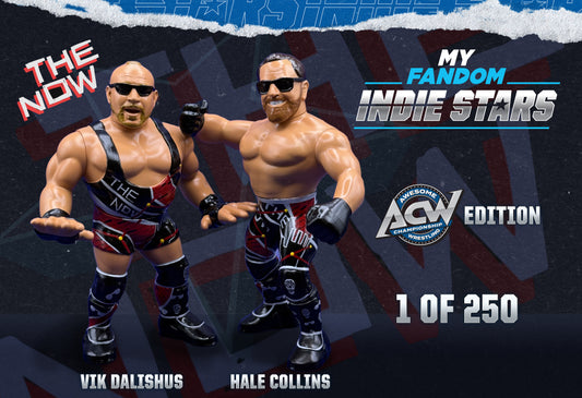 The Now (Vik Dalishus & Hale Collins) Bundle – MyFandom Indie Stars Retro Wrestling Figures – ACW Edition (Pre-Order)